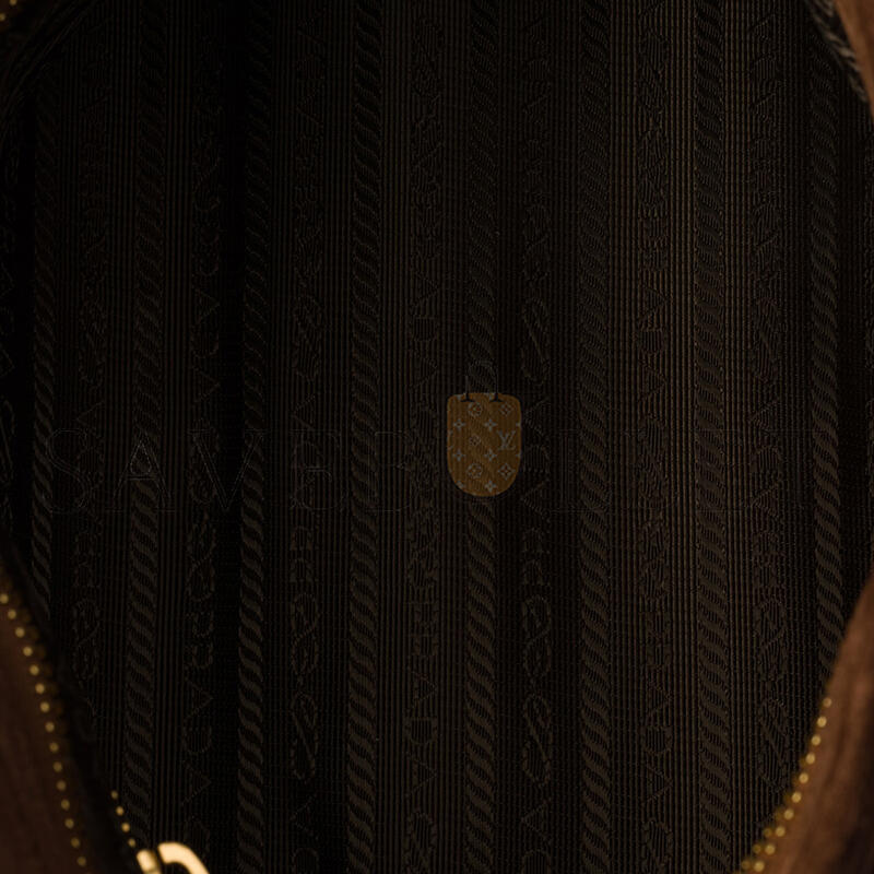 PRADA BONNIE MEDIUM SUEDE HANDBAG 1BA426 (32*15.5*12cm) PRADA BONNIE MEDIUM SUEDE HANDBAG 1BA426 (32*15.5*12cm)